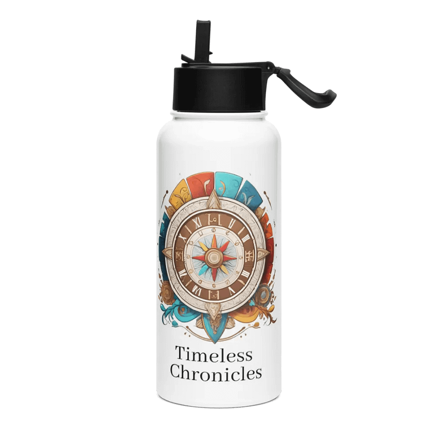 Zodiac Compass Stainless Steel Water Bottle product image (1)