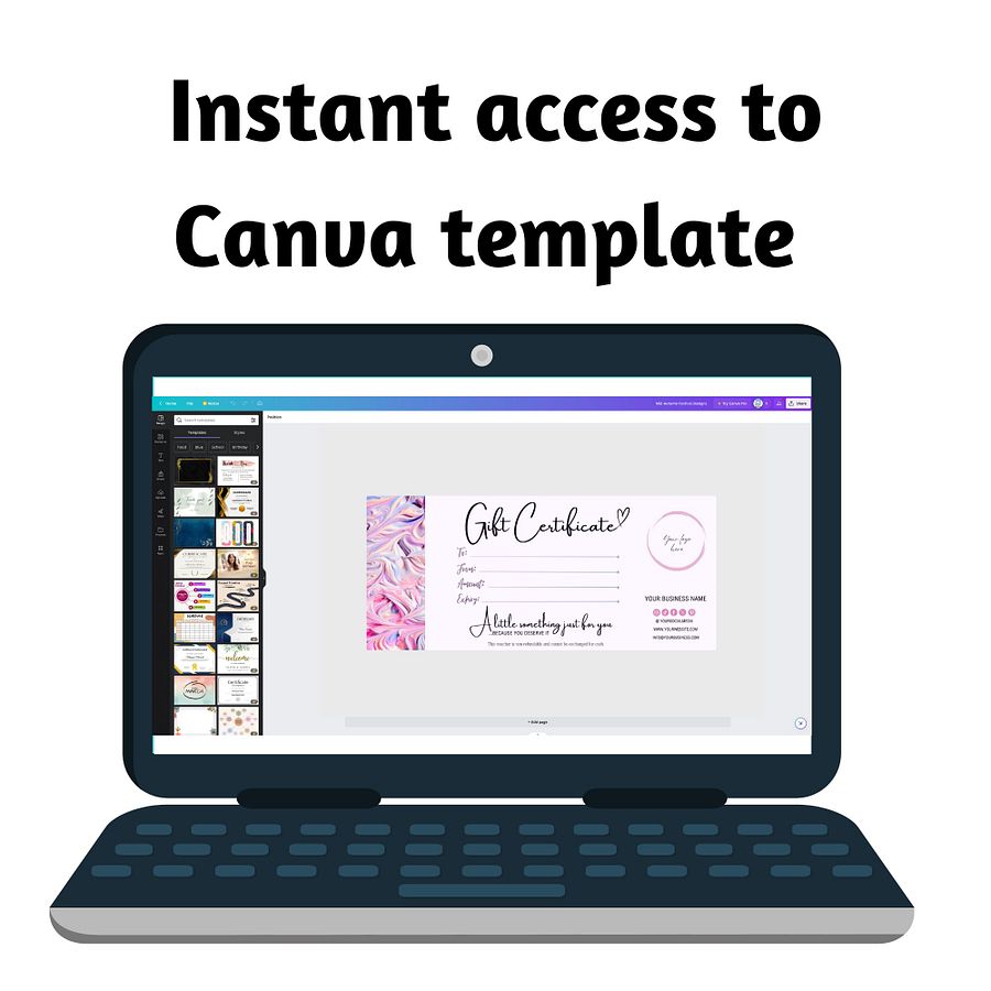 Emily - Gift Certificate Template product image (6)