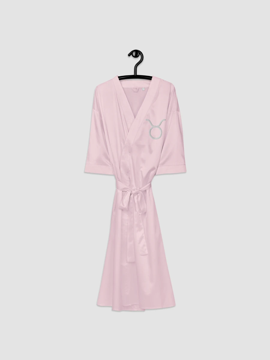 Taurus White on Pink Satin Robe product image (3)