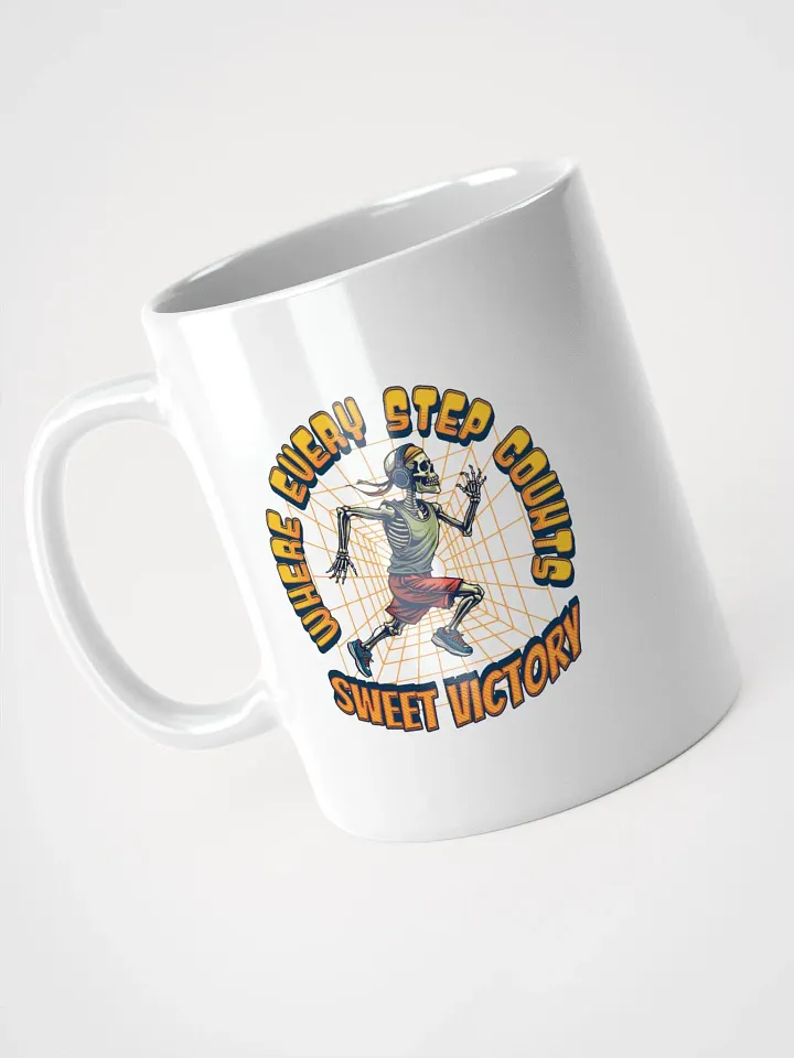 Where Every Step Counts Sweet Victory Runner Skeleton Mug product image (2)