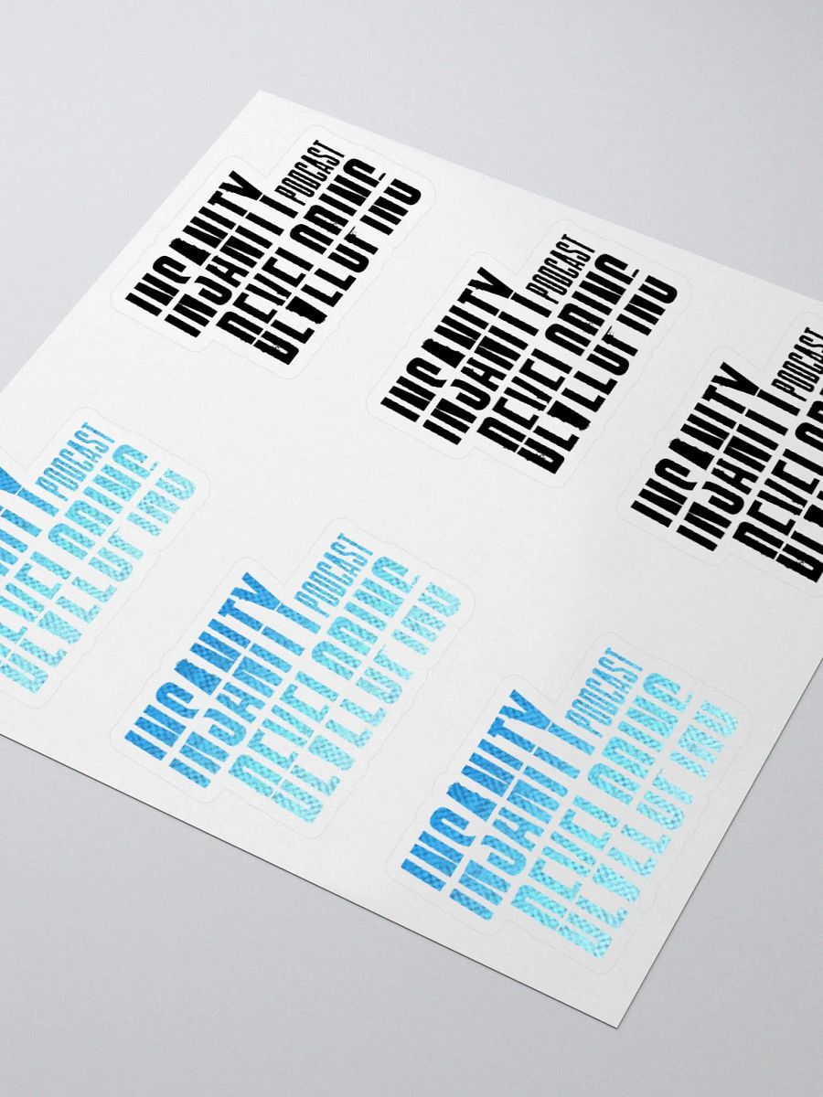 Insanity Developing Kiss Cut Stickers product image (3)