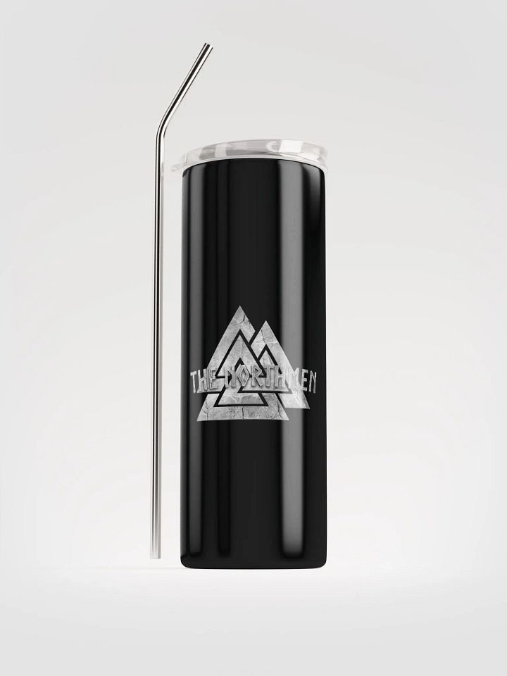 The Northmen Valknut - Grey - Steel Tumbler product image (1)