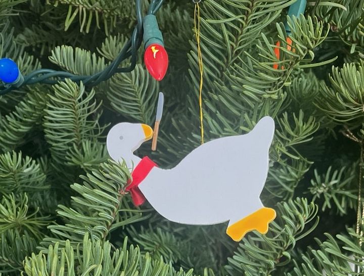 Limited Edition Untitled Goose Game Ornament product image (1)