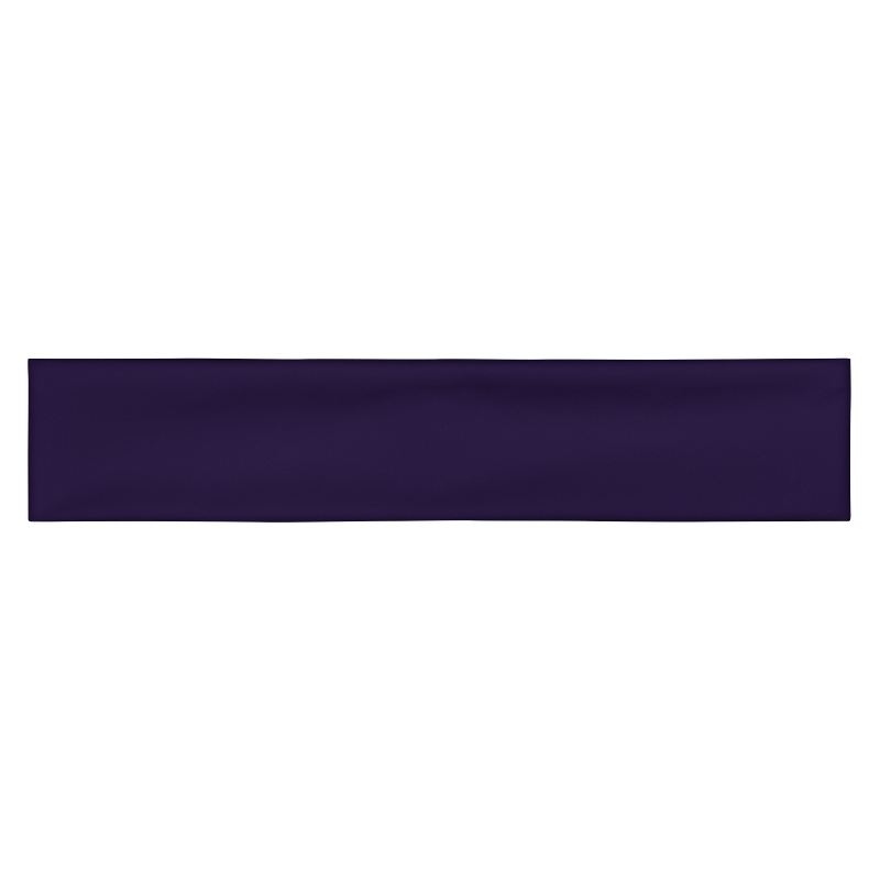 Midnight Violet Black Solid Color Headband