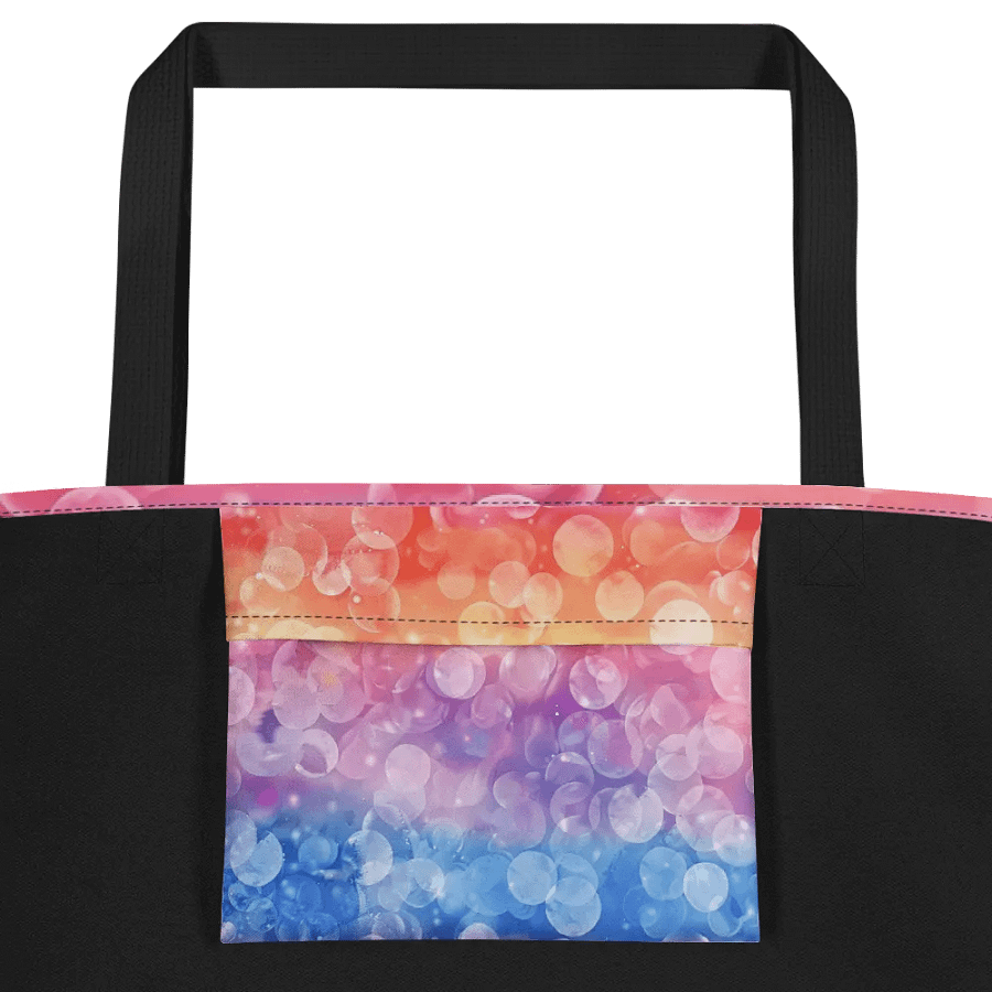 Bokeh Ombre Radiance Polyester Tote Bag product image (4)
