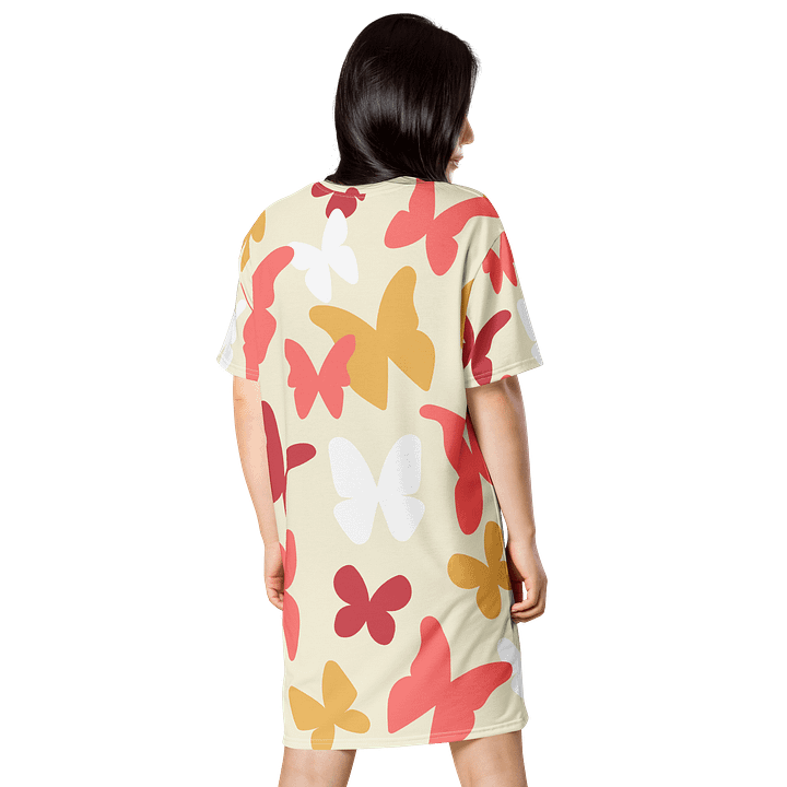 Butterfly Bliss All-Over T-Shirt Dress product image (2)