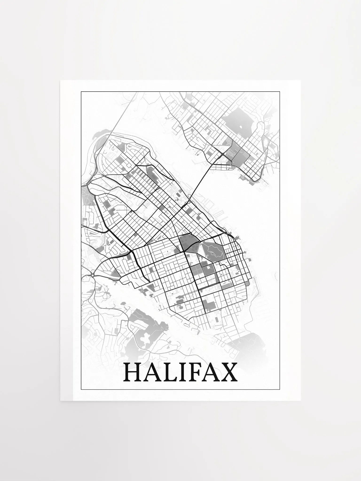 Halifax, Canada, city map print product image (2)