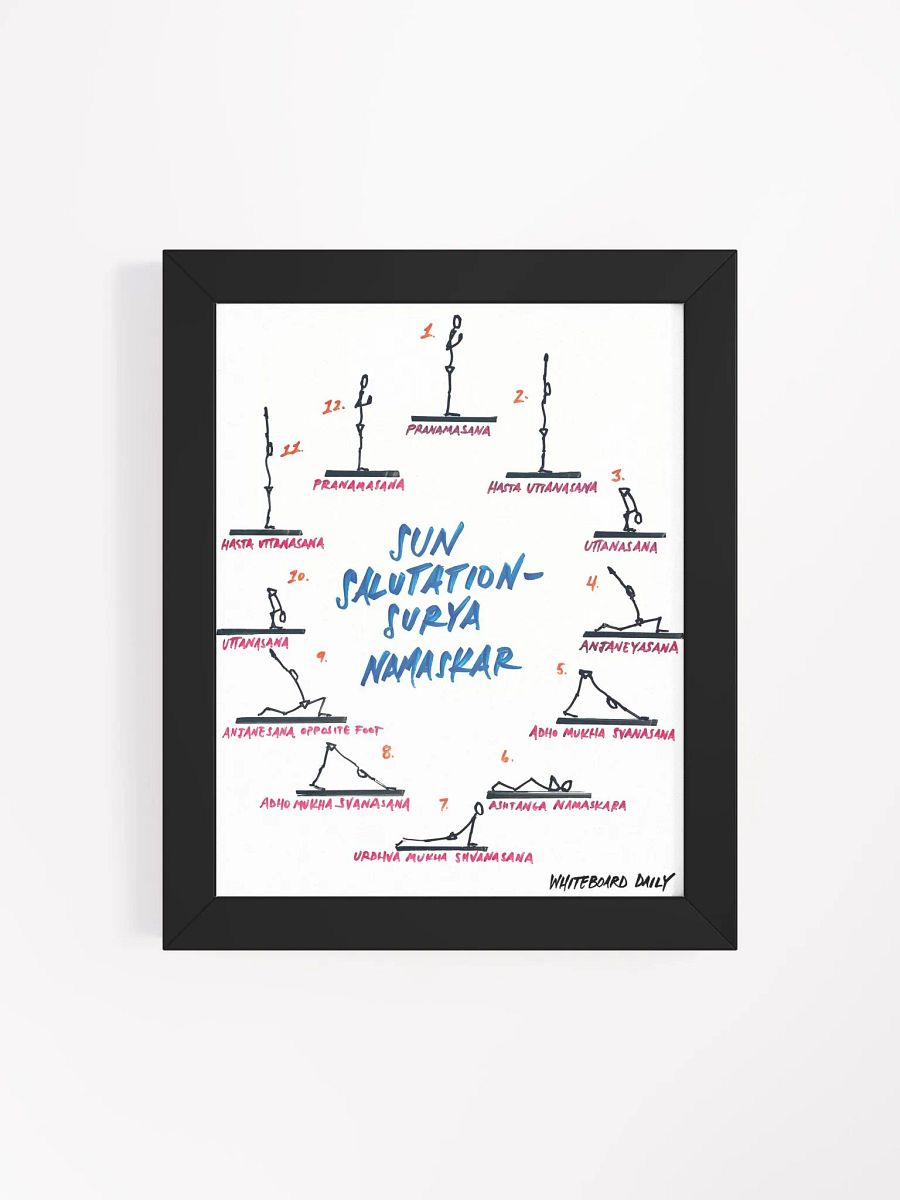 Framed Sun Salutation Poster product image (4)