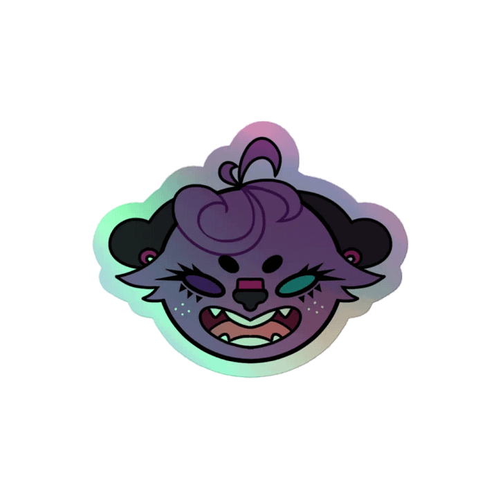 Mystic Nani Otter Holographic Sticker product image (2)