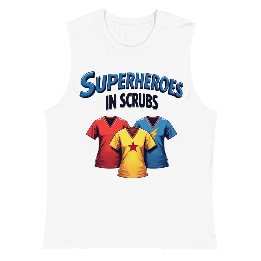 Legendary Superhero Scrubs Muscle Tank product image (2)