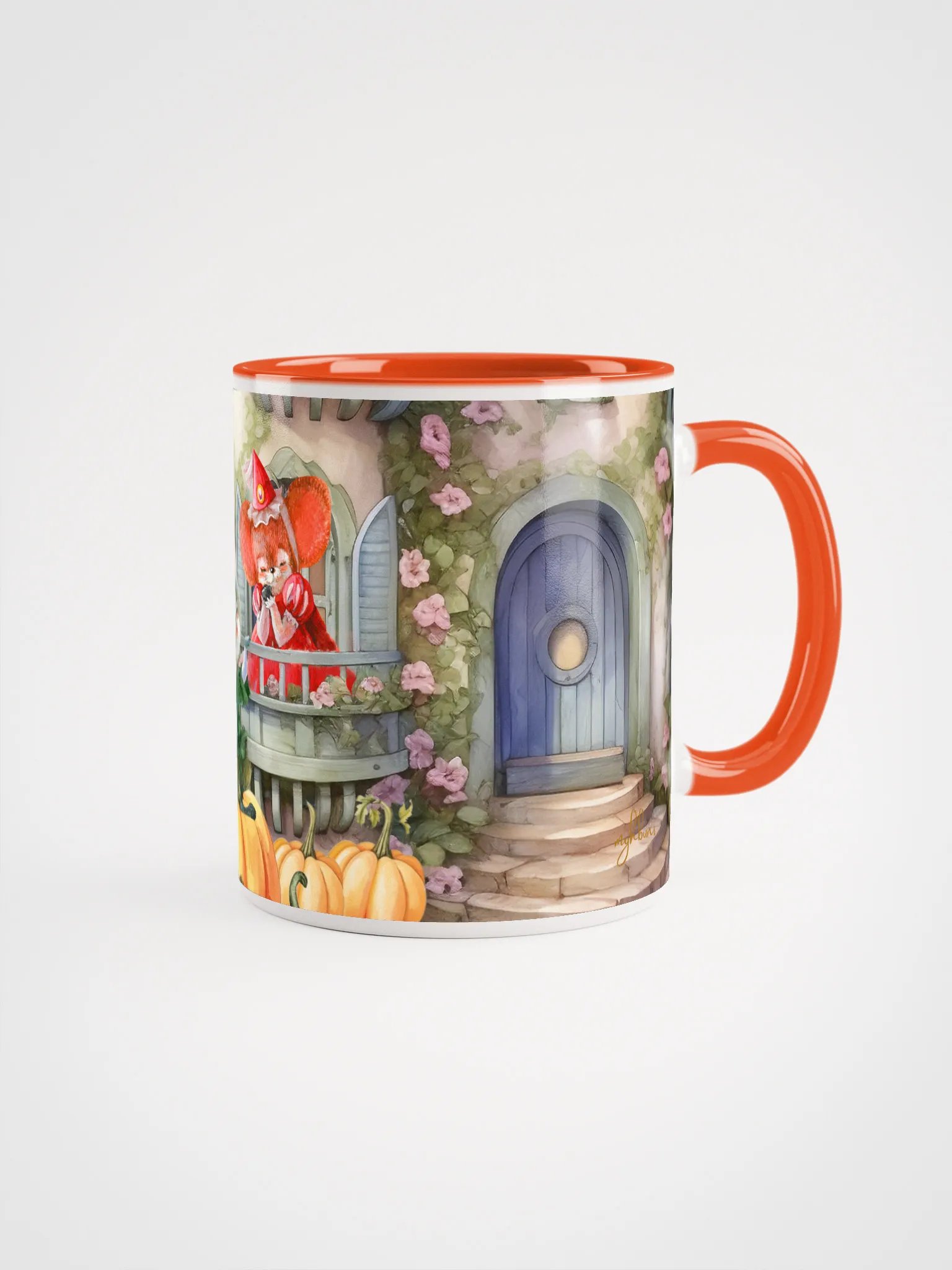 Four Seasons of Love: Autumn Serenade Mug | Fall Romance Ceramic Drinkware product image (1)