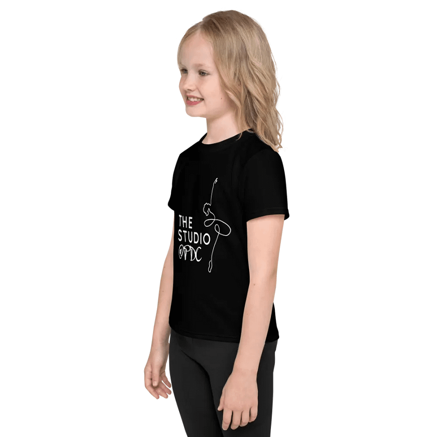 Kids T-Shirt | Black with White Logo product image (3)