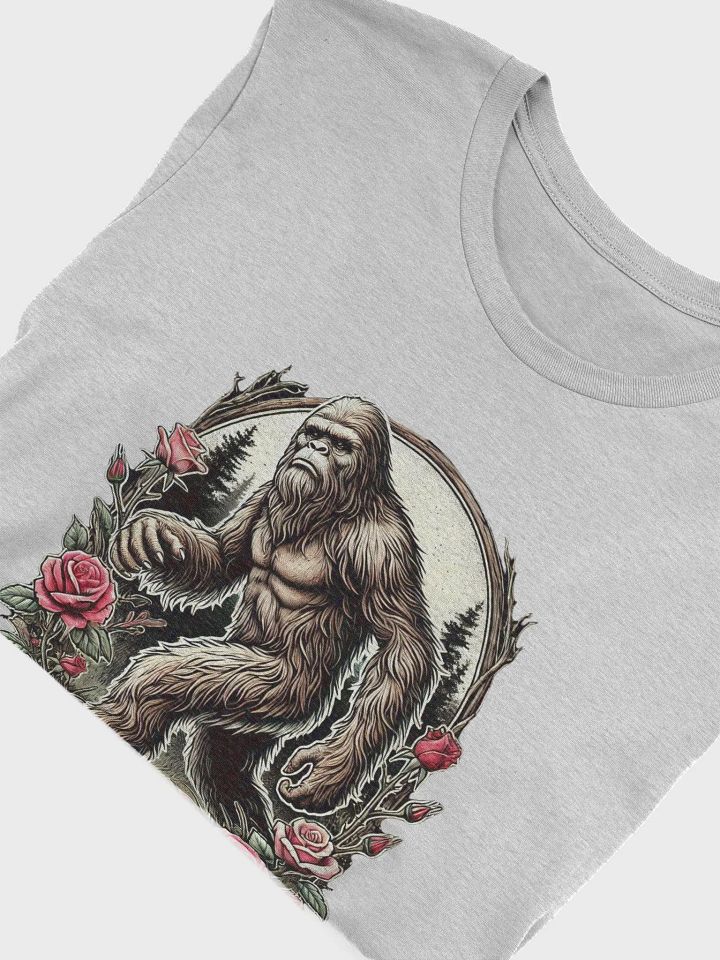 BIGFOOT AND FLOWERS T-SHIRT - FRONT DESIGN product image (2)