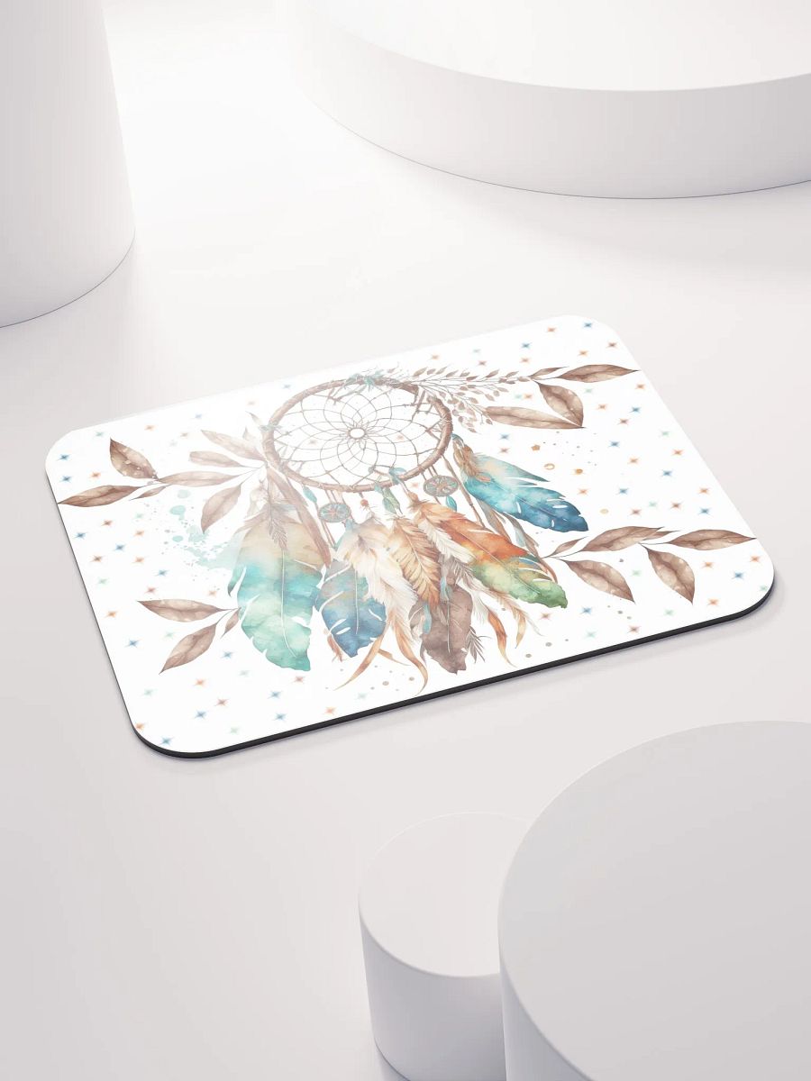 An Neutral Color Dream Catcher Mousepad product image (4)