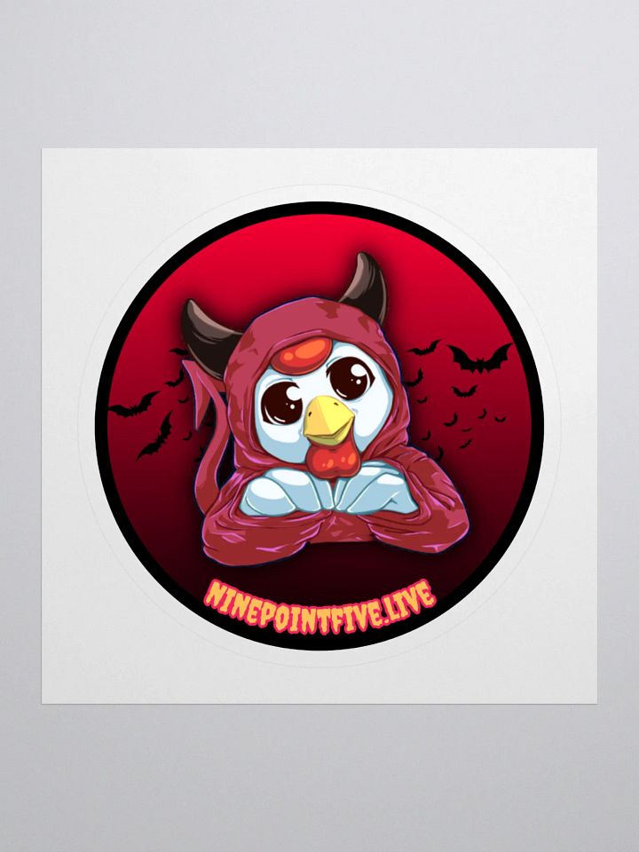 Devil Chicken Onesie Sticker product image (1)
