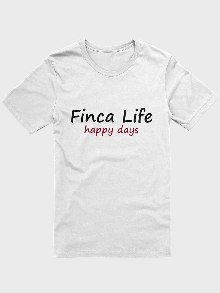 Happy days tee - white product image (1)