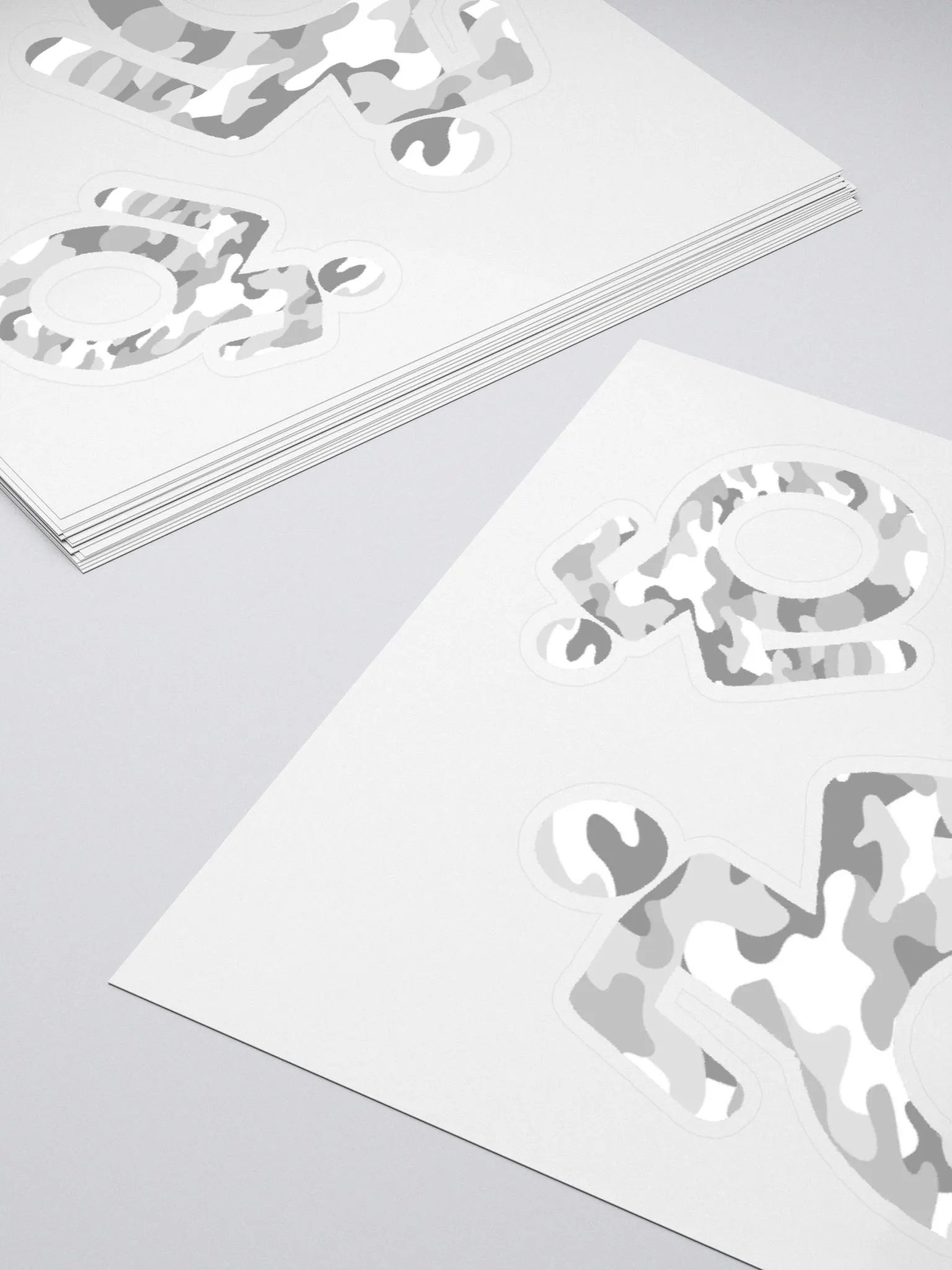 Wheelie, Cold Weather Camo Sticker Sheet product image (4)