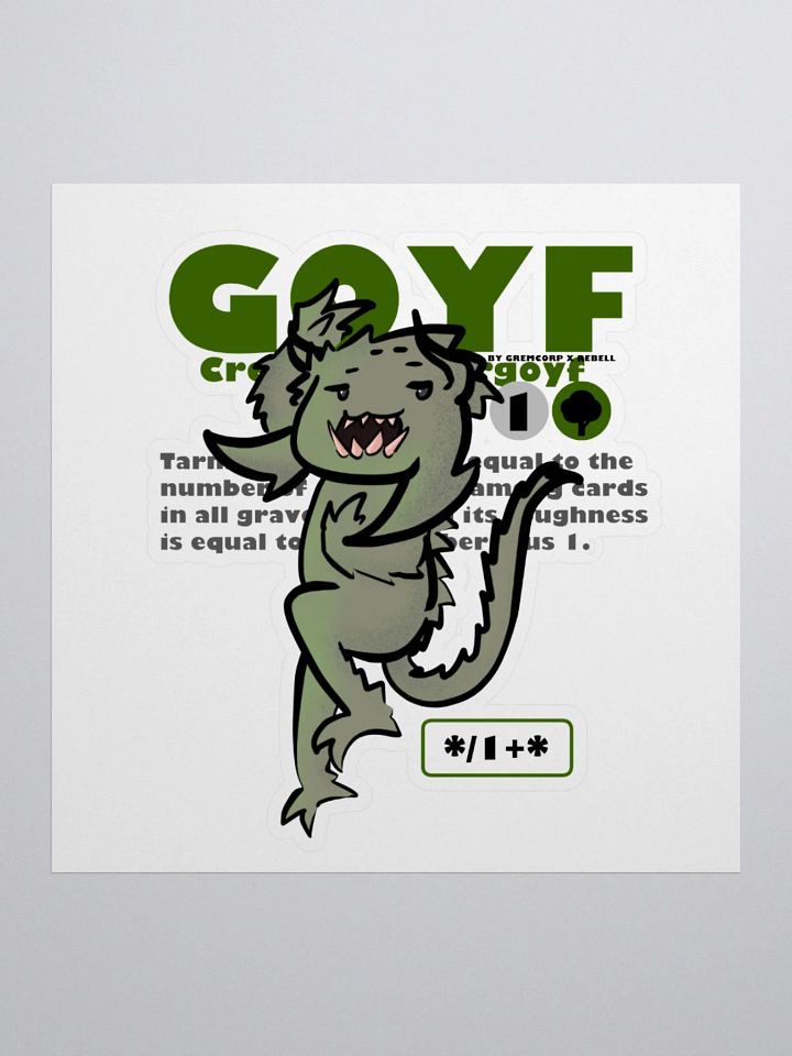 GOYF Body Pillow Sticker - Token Version product image (1)