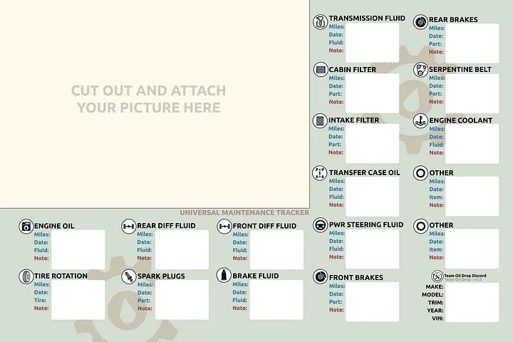 Universal Maintenance Tracker product image (1)