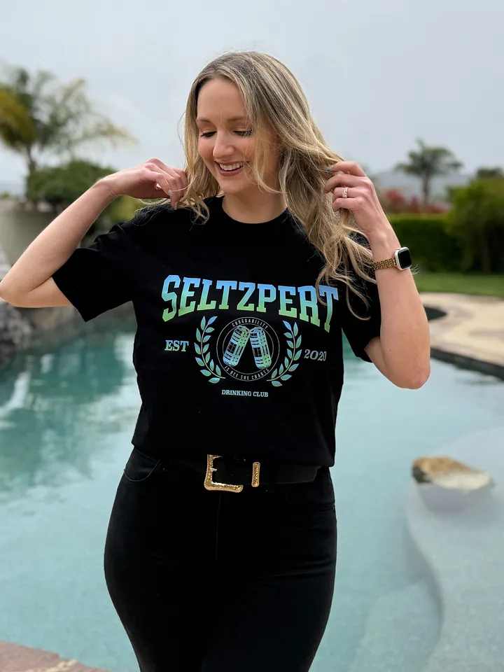 Seltzpert Drinking Club T-shirt Blue Lagoon product image (1)