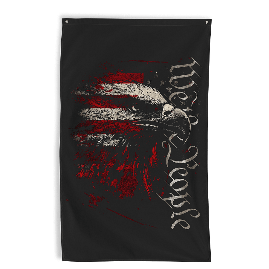 We The People: Eagle Edition Wall Flag product image (1)
