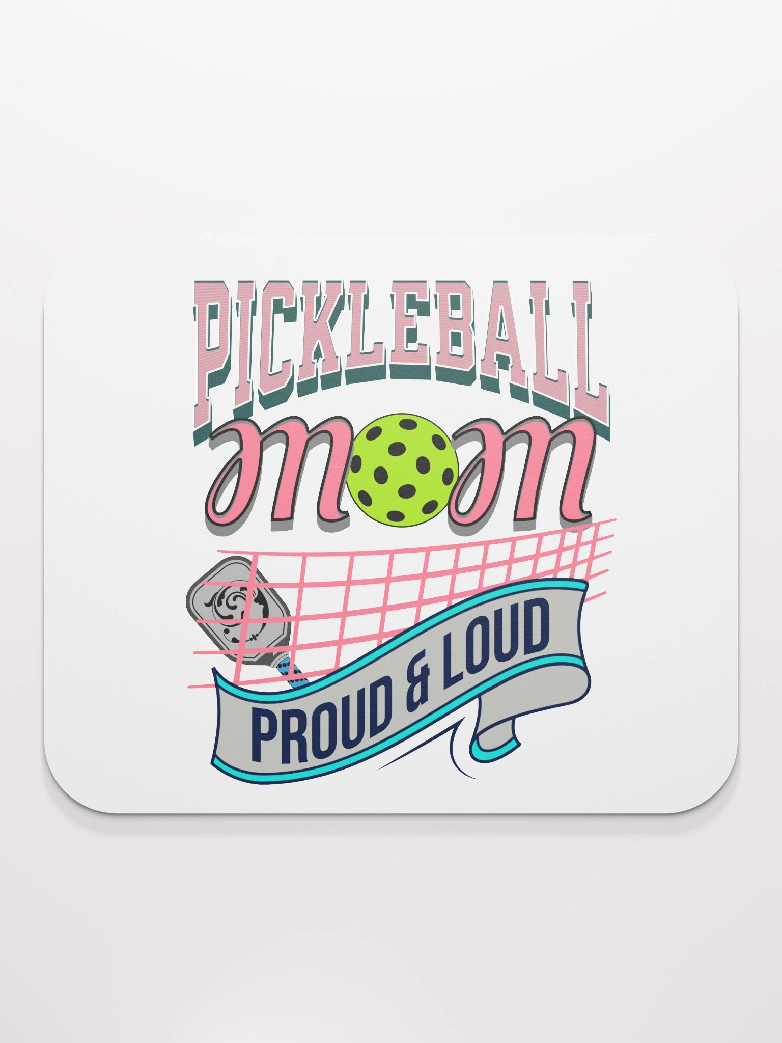 Pickleball Mom Proud And Loud Mouse Pad product image (2)