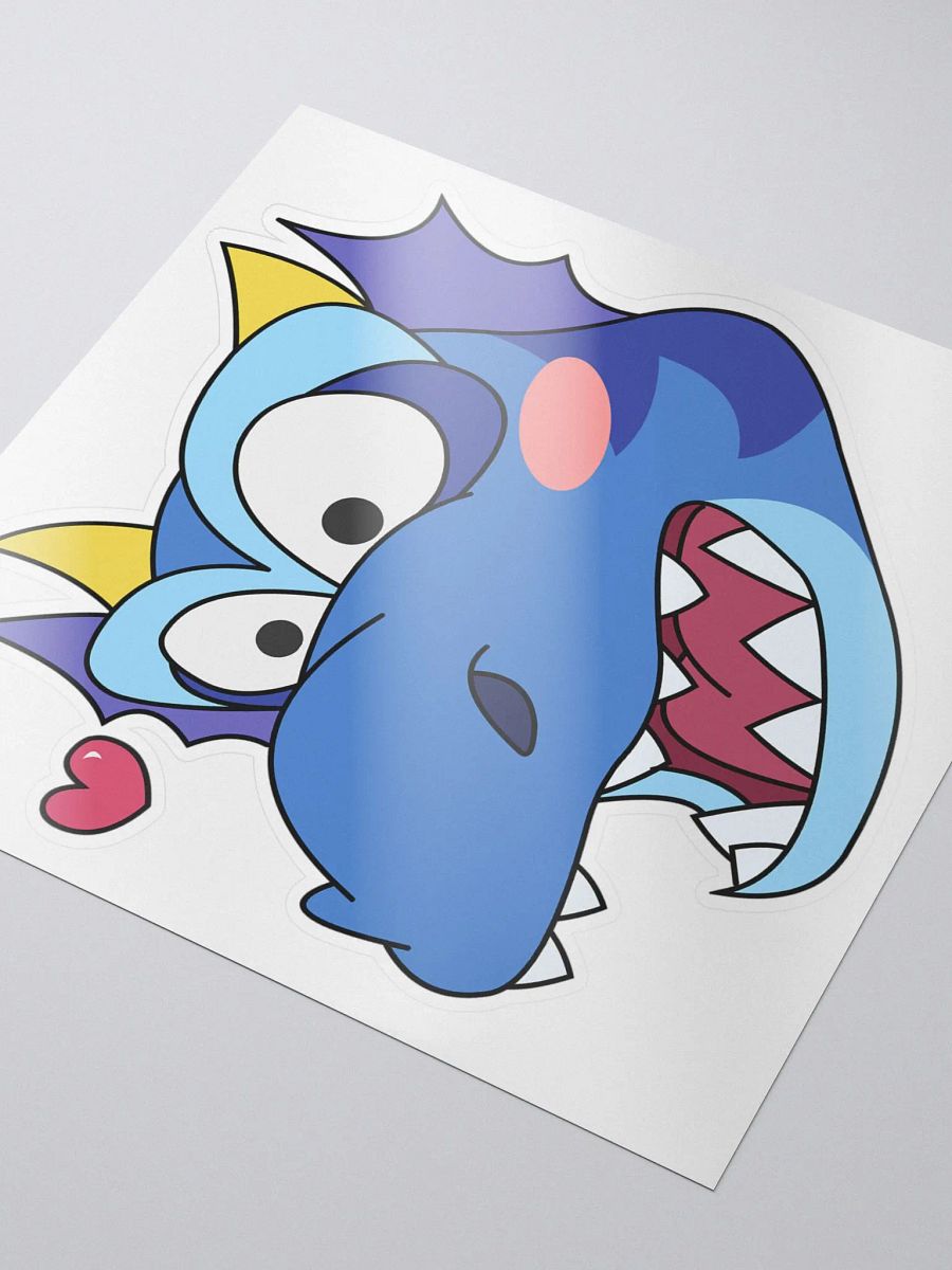 Love Dragon Blue Sticker product image (3)