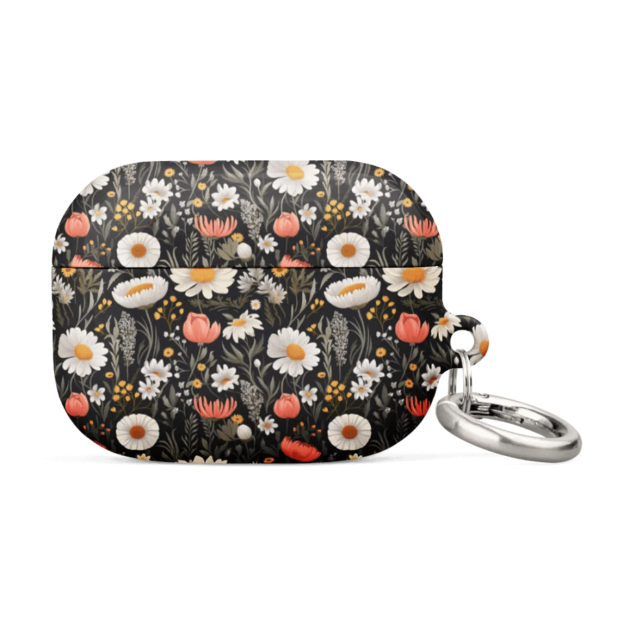 Blossom Elegance: Noir Garden All-Over Print AirPods® Case product image (7)