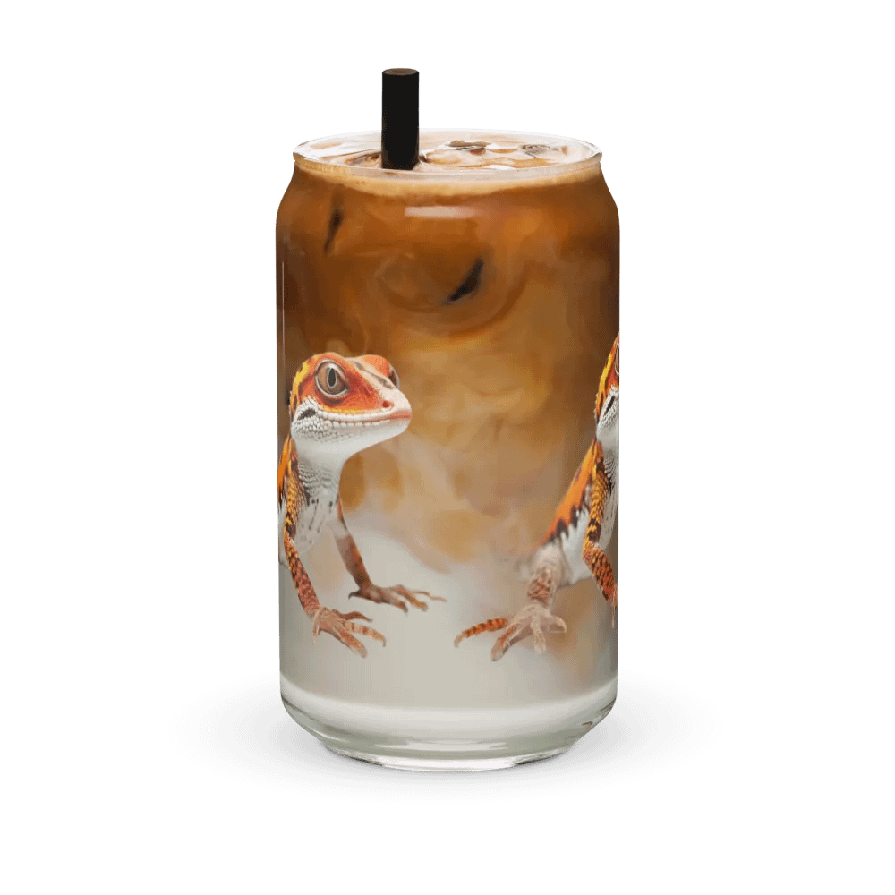 Lizard Pattern Can-Shaped Glass Set product image (41)