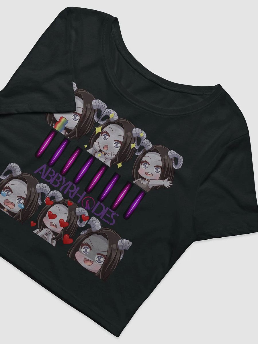 Abby Emote Bella+Canvas Women's Crop Baby Tee product image (7)