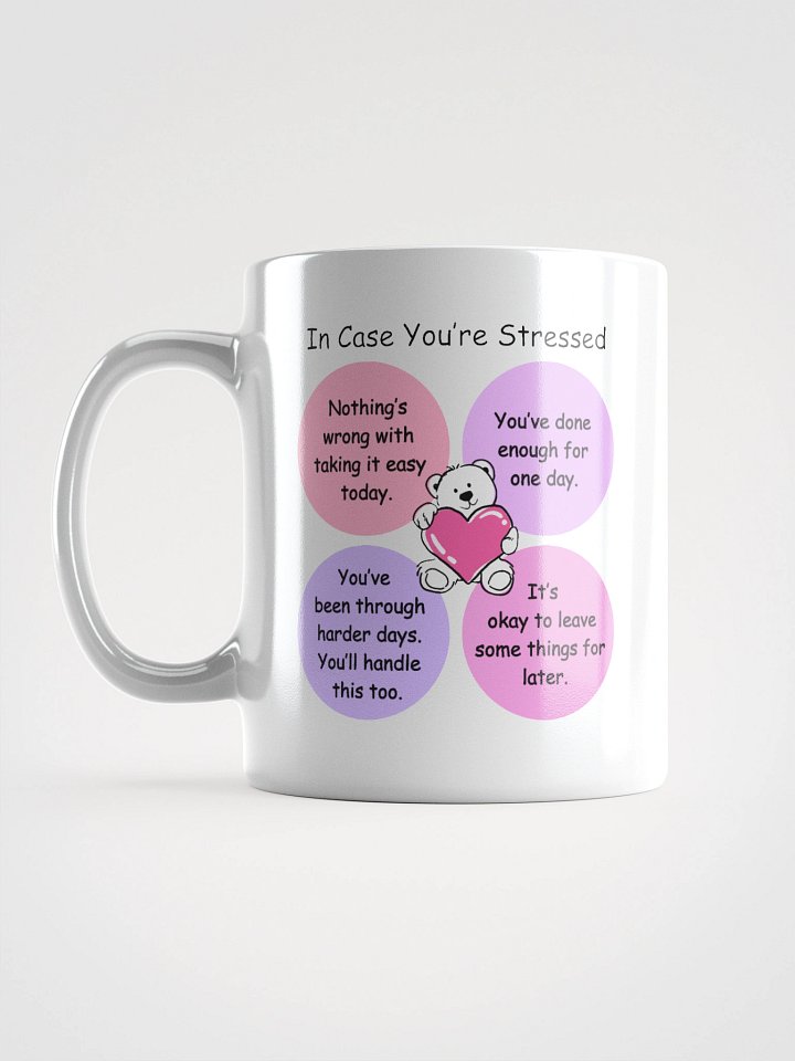 Mental Health & Self Care Gift, Inspirational Mug for Stress Relief product image (1)