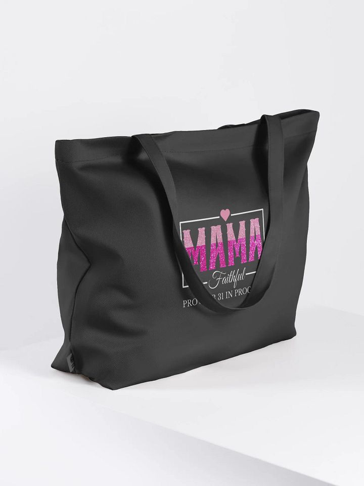Proverb 31 In Progress, Faithful Mom Eco Tote Bag product image (2)