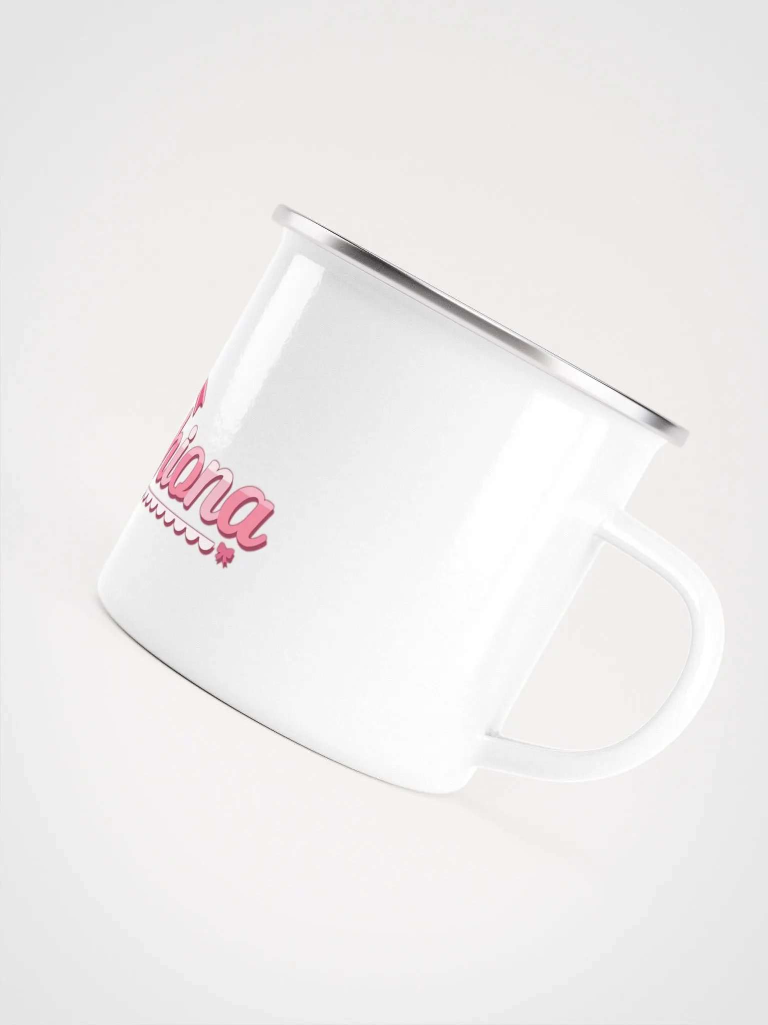 Squeakychiona Logo 12oz Enamal Mug product image (5)