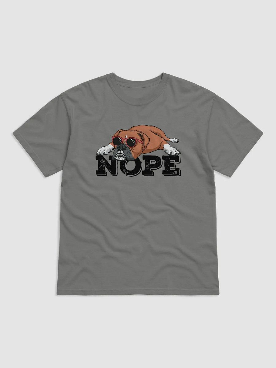 Nope Funny T-Shirt | Funny Lazy Boxer Dog Wearing Sunglasses T-Shirt for Dog Lovers product image (14)