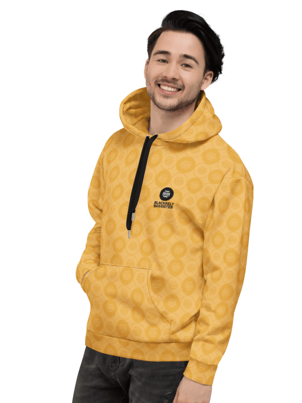 BBB All Over Print Yellow Hoodie product image (8)