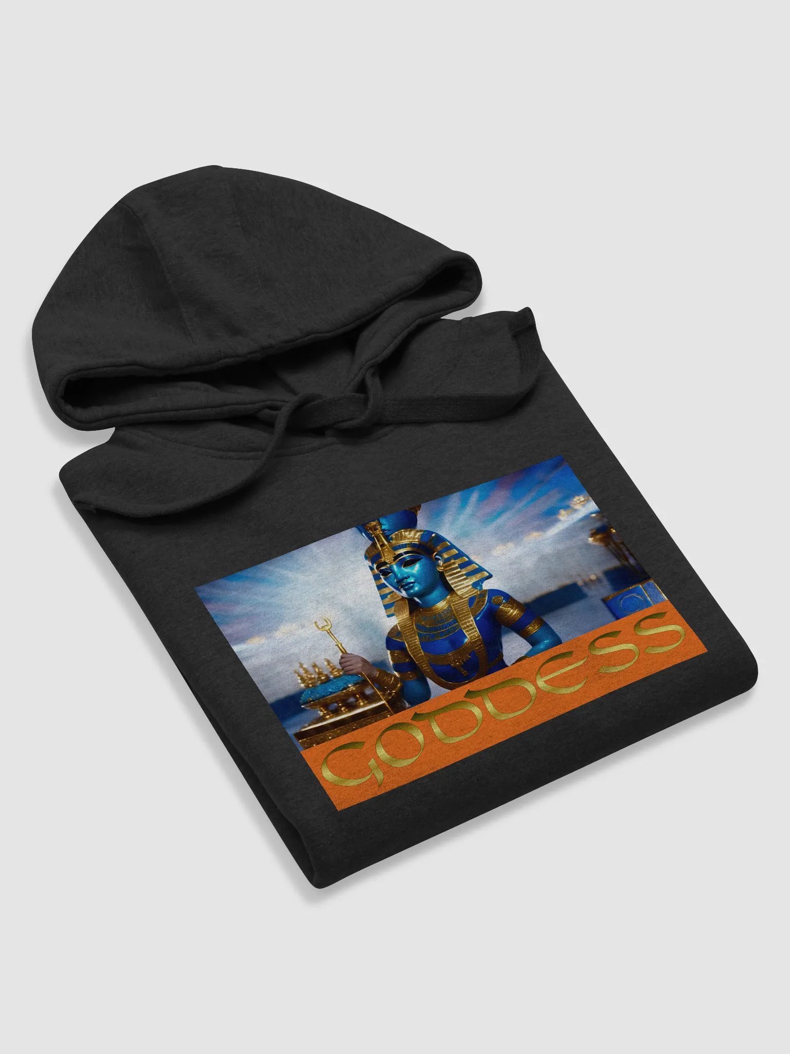 Deekstar Gold Goddess 3 Cotton Heritage Unisex Premium Hoodie product image (5)