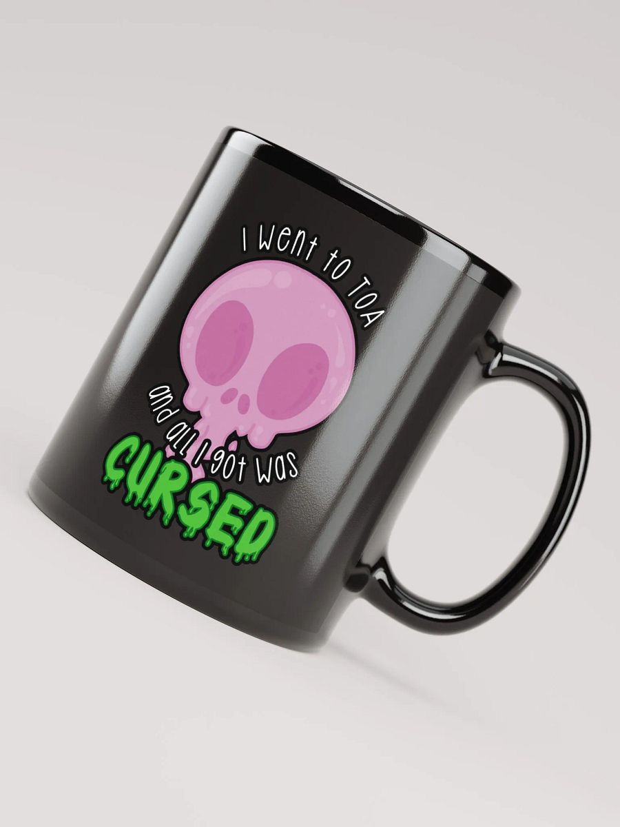 All I Got Was Cursed - Paladin - Black Glossy Mug product image (4)