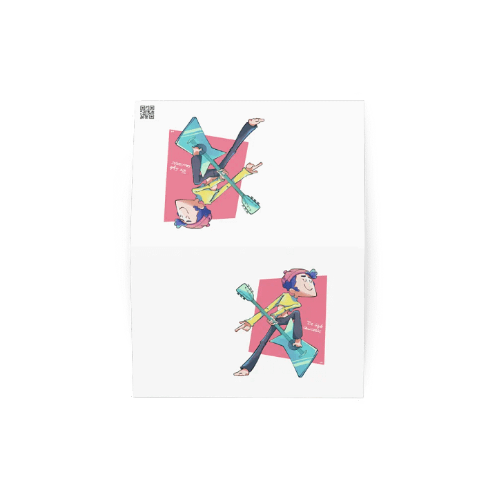 Toe Style Guitarist | Greeting Card product image (4)