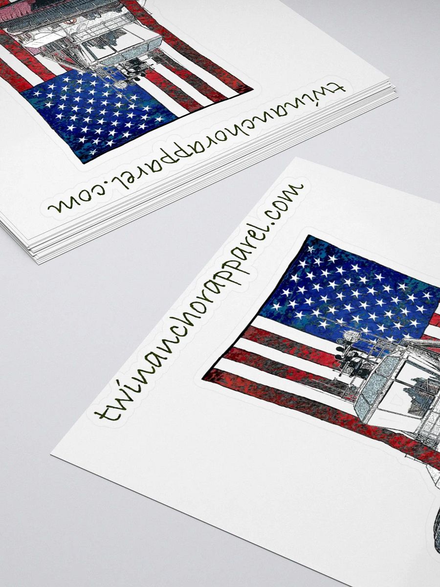 Athena Tug CE Flage Kiss Cut Stickers product image (4)