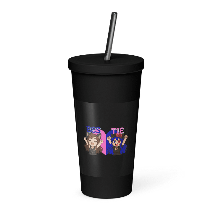 Bestie Heart Insulated Tumbler product image (1)