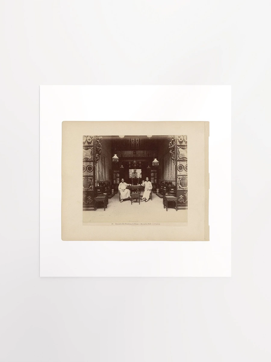 Domestic-life Gentleman's House By Unknown (c. 1880-1890) - Print product image (2)