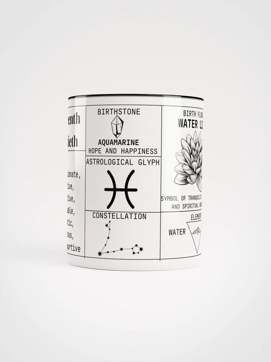 Pisces Zodiac Ceramic Mug product image (2)