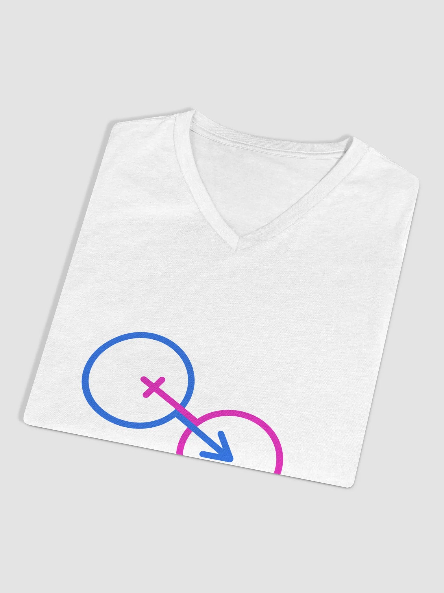 Connected Man & Woman Women's V-Neck Tee product image (7)