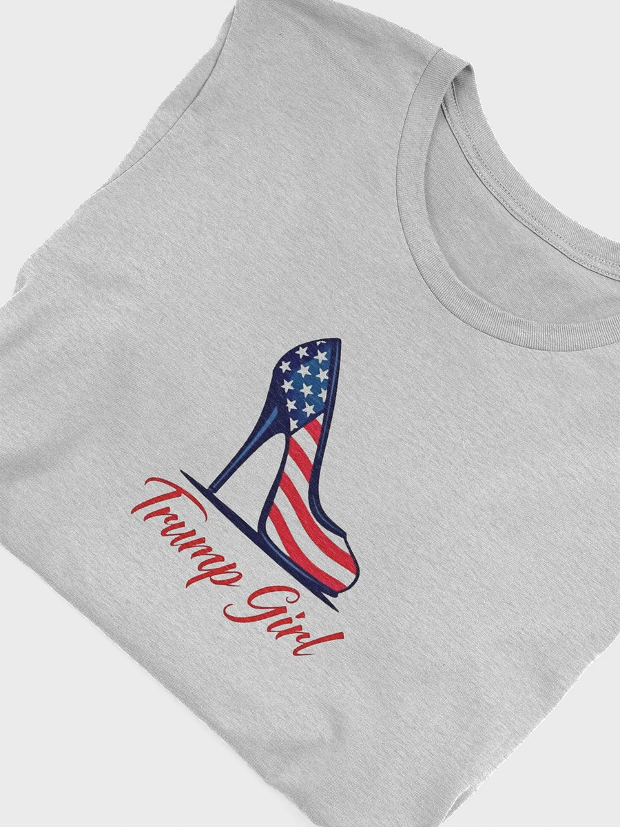 Trump Girl Patriotic High-Heel Flag T-Shirt product image (5)