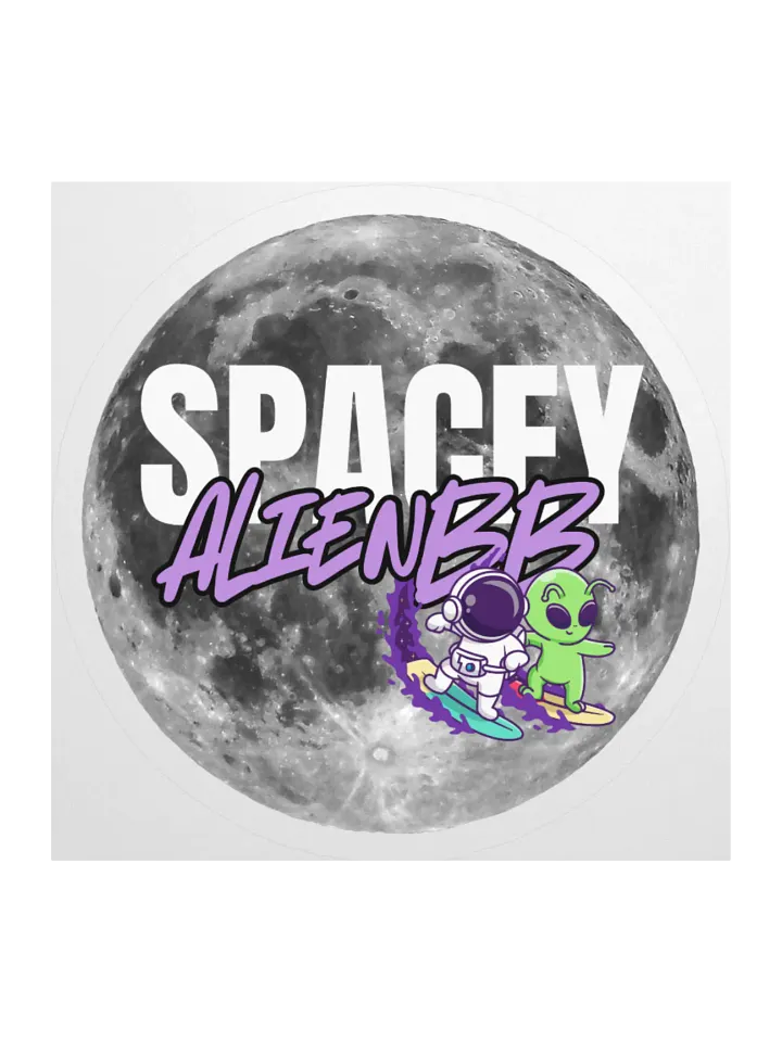 Surfin' Spacey Stickie product image (1)