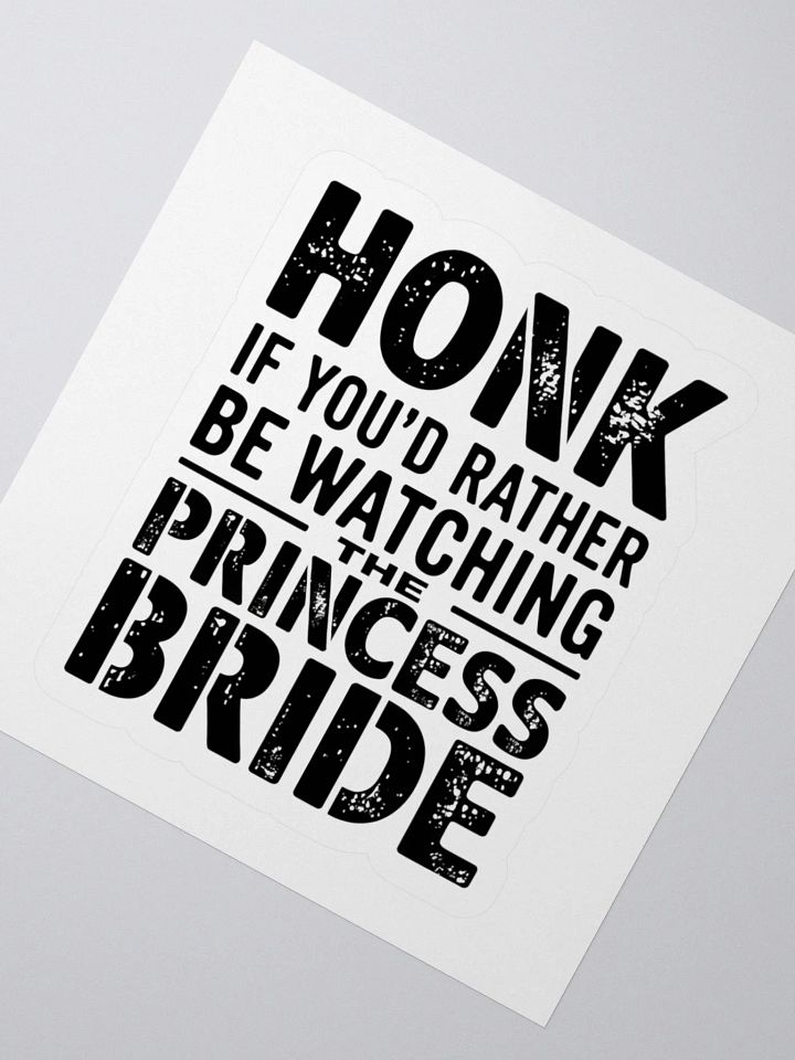 Princess Bride Honk Kiss Cut Stickers product image (5)