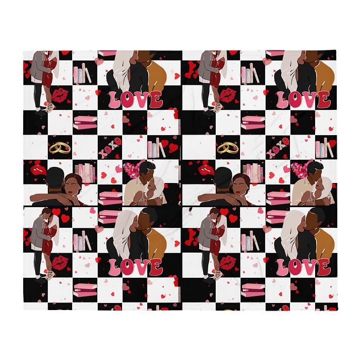 XOXO Love Throw Blanket product image (1)