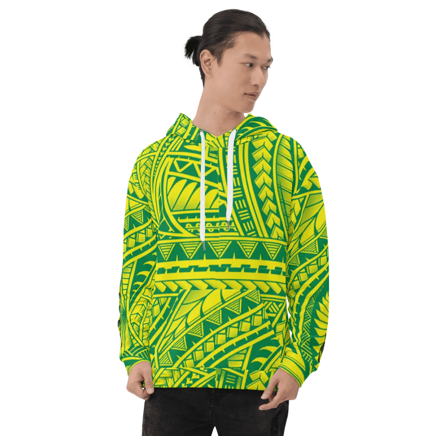 Vibrant Tribal Maze TATAU Unisex Hoodie product image (8)