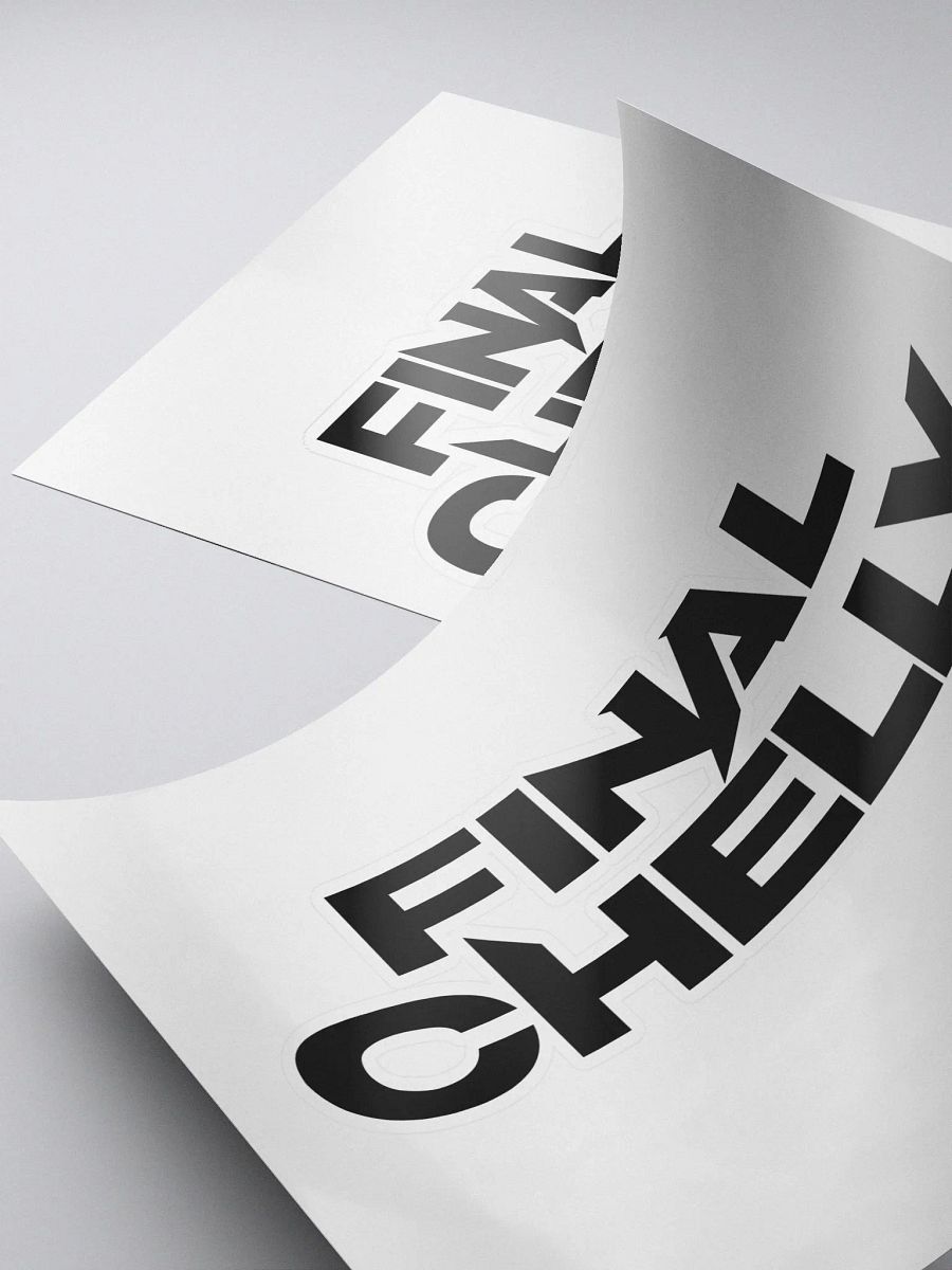 Final Chelly Logo Sticker product image (4)