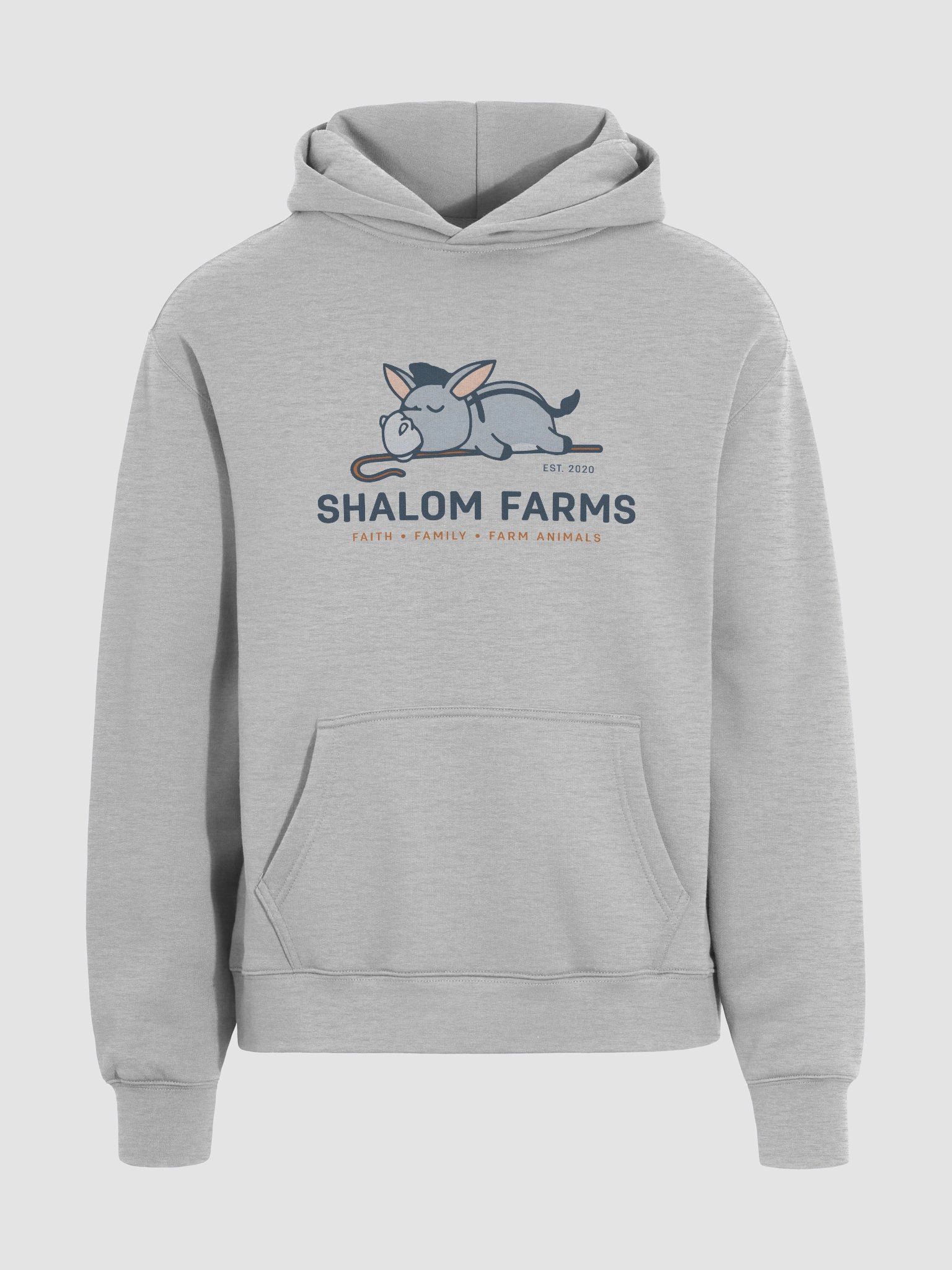 AS Color Premium Oversize Hoodie Full Logo - Heather product image (3)